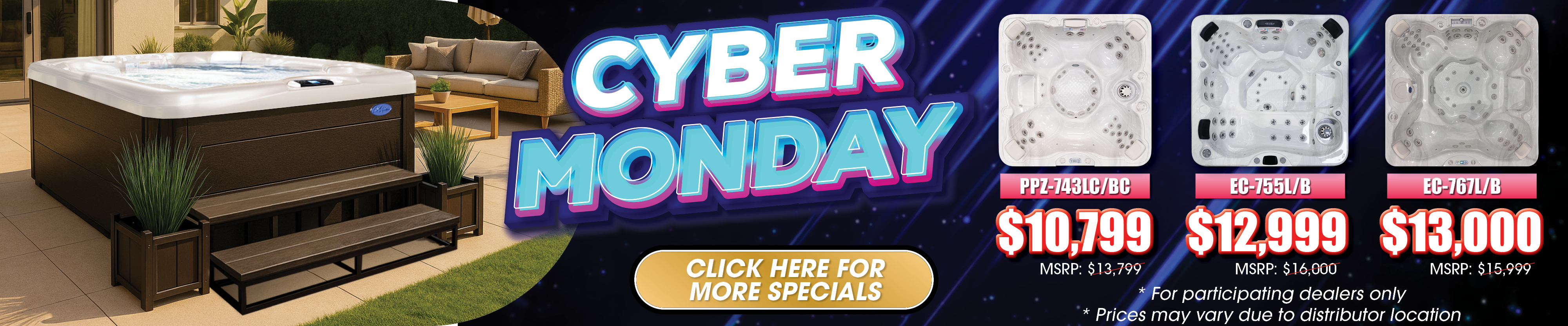 Calspas hot tub being used in a family setting - Lenexa