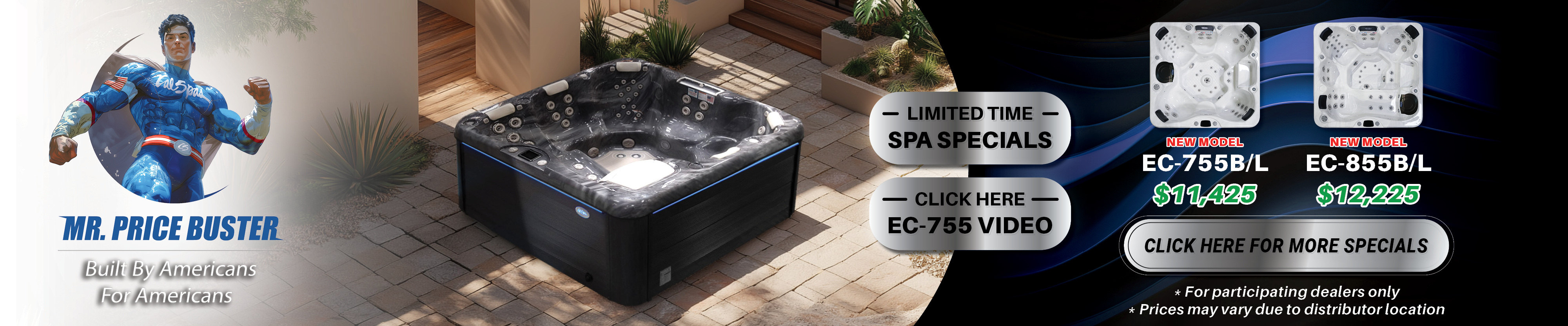 Calspas hot tub being used in a family setting - Lenexa